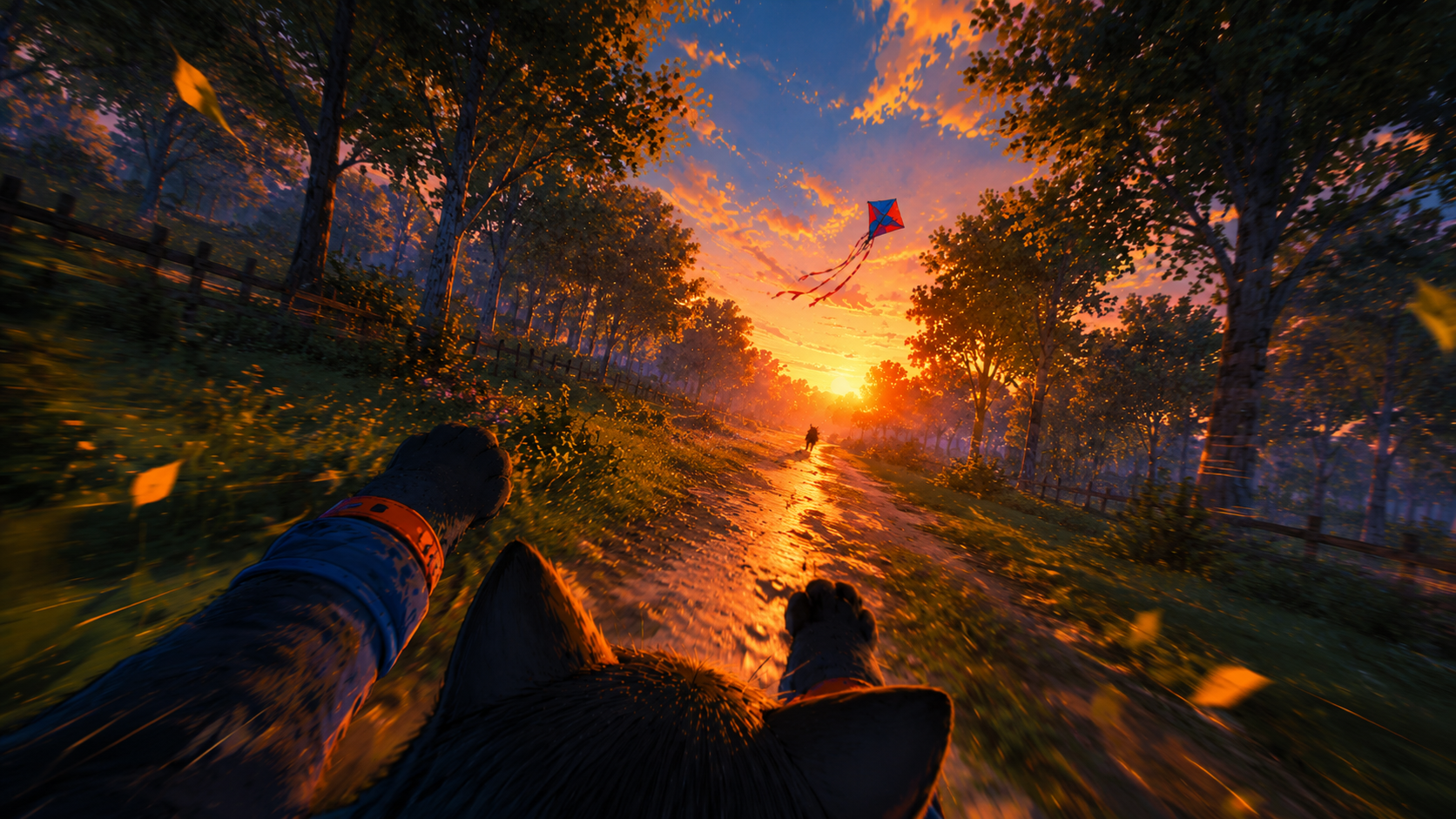 Cat and kite visual 9